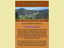 Tablet Screenshot of benmorevalleyranch.com